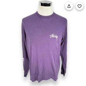 Stussy Purple Long Sleeve Tee